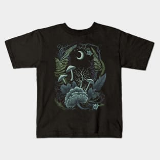 Witchy Celestial Fern Kids T-Shirt